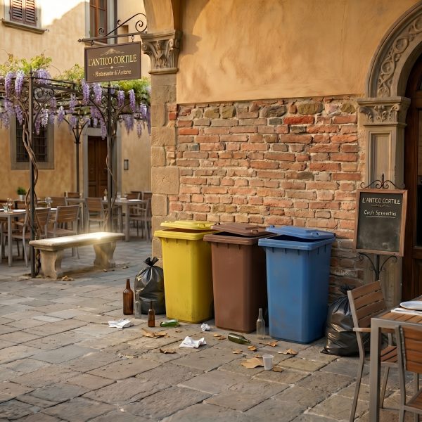 copri bidoni da esterno